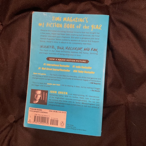 The Fault in Our Stars Softcover Book - Picture 2 of 2